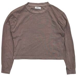 Amuse Society Women's Casual Long Sleeve Top - Brown